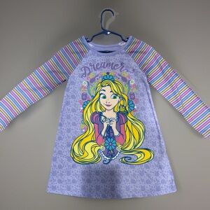 Disney Purple Rapunzel Kids Pajamas Robe